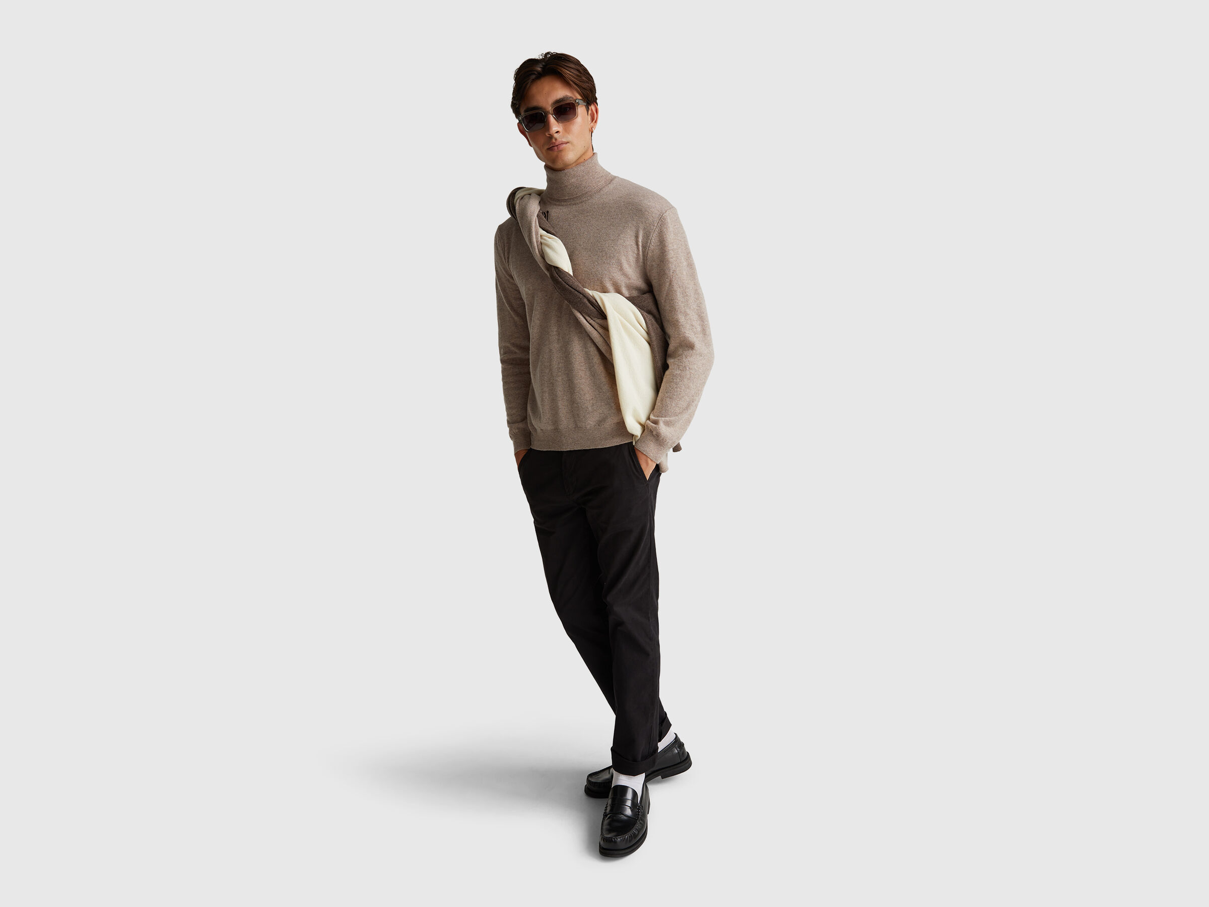 TURTLE NECK SWEATER Men image number 3